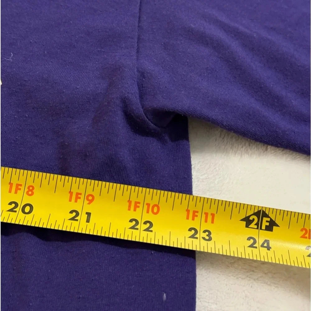 1998 Tweety Bird Looney Tunes Vintage Short Sleeve Purple T-Shirt XL Oversized - Picture 9 of 10